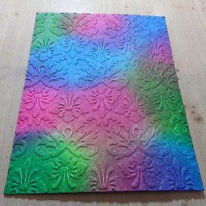 Cuttlebug 5” x 7” embossing folder - KASSIE’S BROCADE